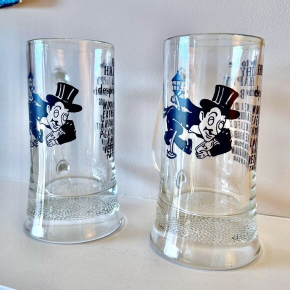 1950s Vintage Joke Glassware Beer Steins - Picture 1 of 10